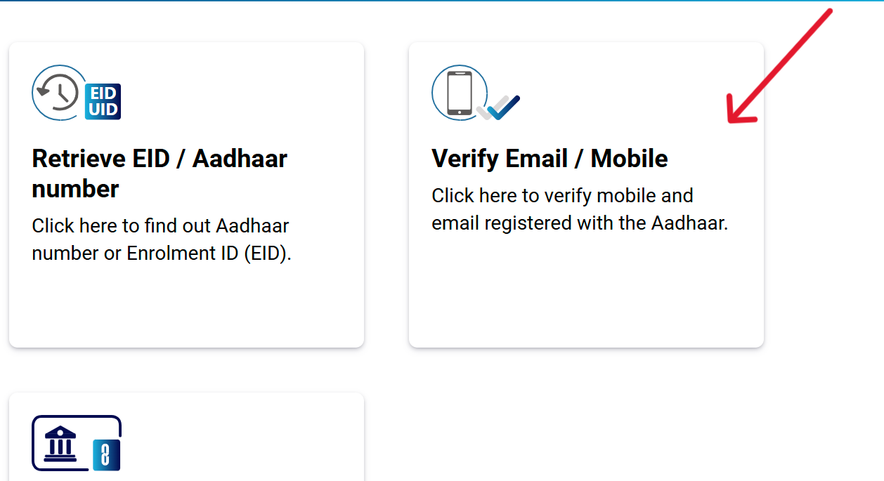 Verify Email / Mobile